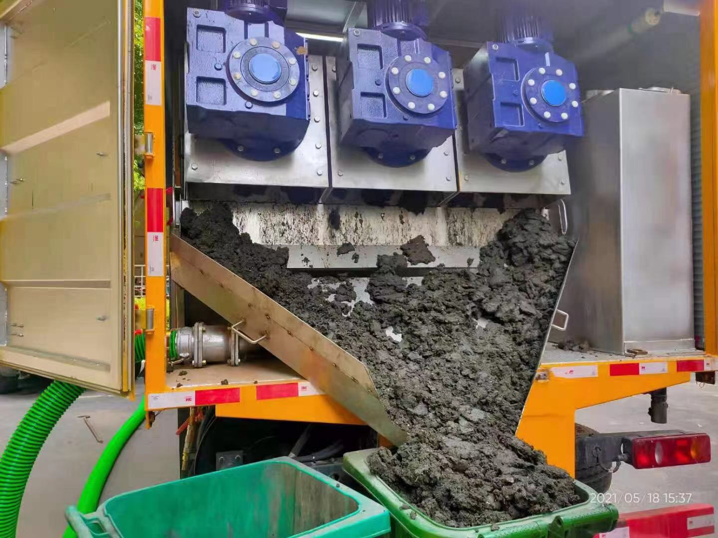 临河化粪池清掏城市维护站-泥浆净化干湿分离处理